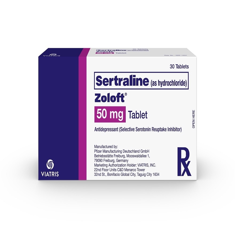 Sertraline Hydrochloride 50mg 1 Tablet [PRESCRIPTION REQUIRED]