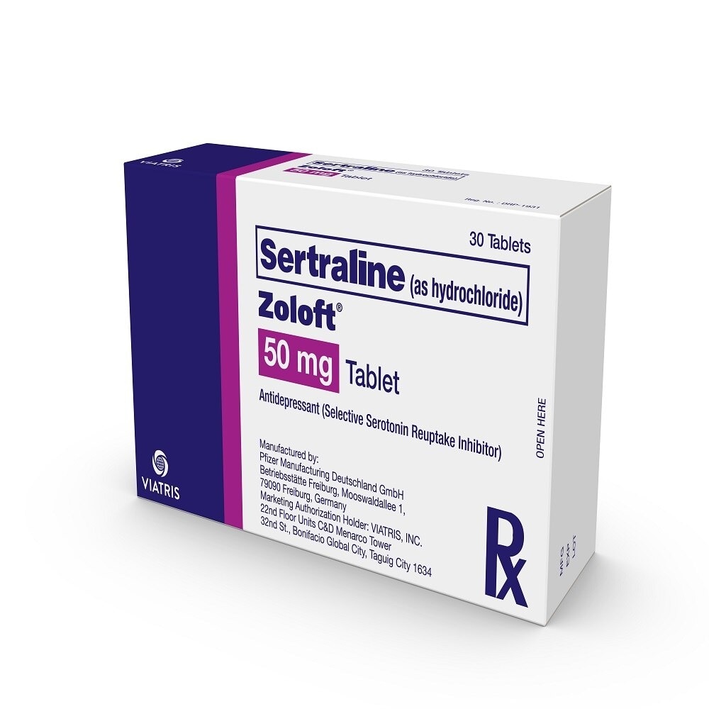 Sertraline Hydrochloride 50mg 1 Tablet [PRESCRIPTION REQUIRED]