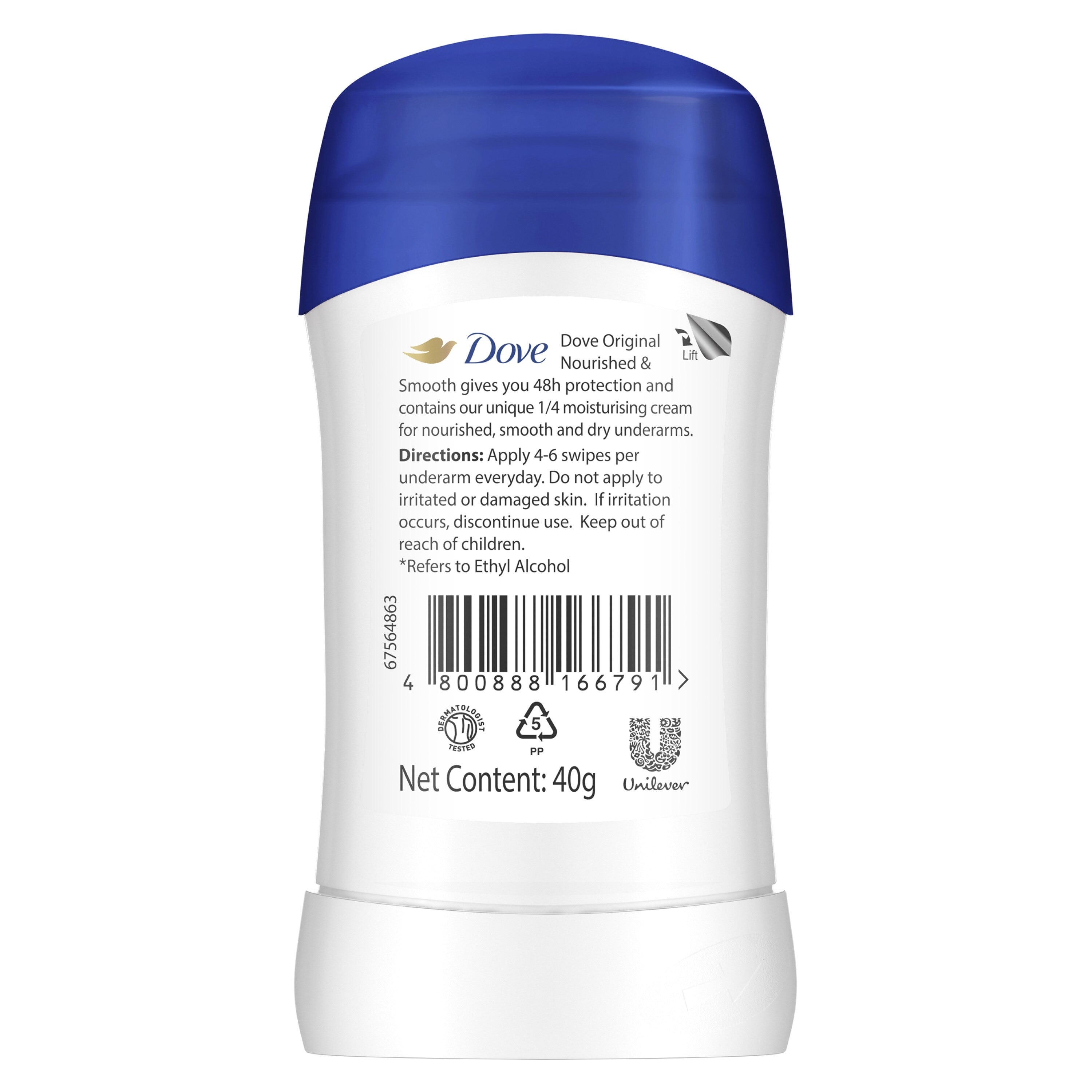 Dove Deodorant Stick Original 40g