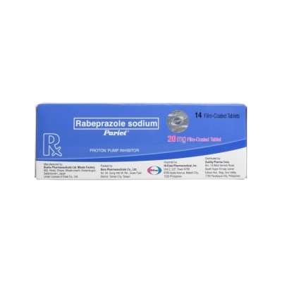 PARIET Rabeprazole Na 20mg 1 Tablet [PRESCRIPTION REQUIRED]