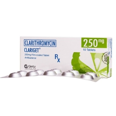 CLARIGET Clarithromycin 250mg 1 Tablet