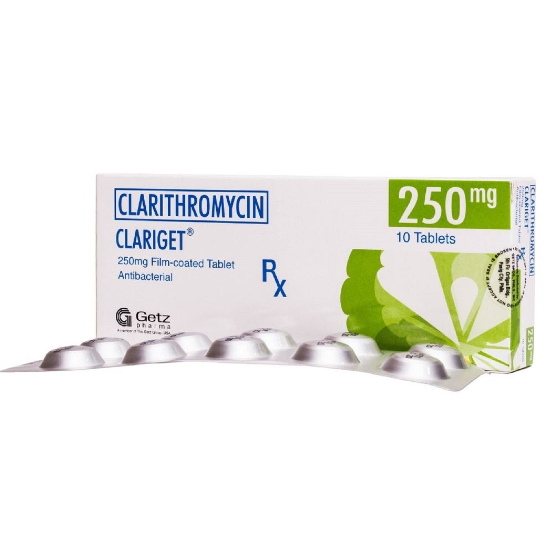 Clarithromycin 250mg 1 Tablet