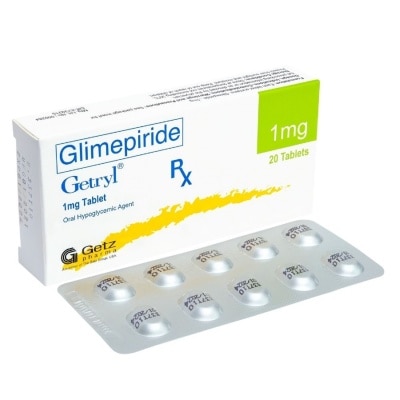 GETRYL Glimepiride 1mg 1 Tablet