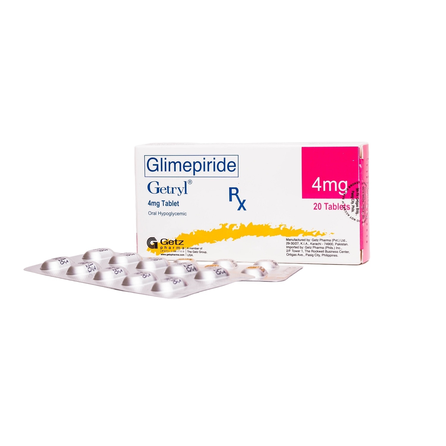 Glimepiride 4mg 1 Tablet [PRESCRIPTION REQUIRED]