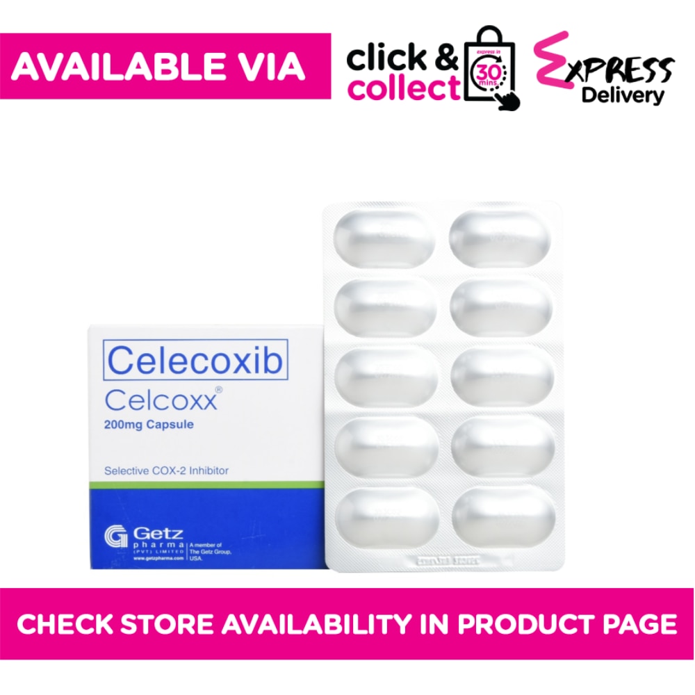 CELCOXX Celecoxib 200mg Sold Per Piece [PRESCRIPTION REQUIRED]