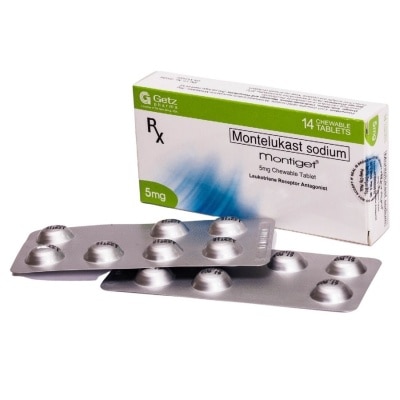 MONTIGET Montelukast Na 5mg 1 Tablet [PRESCRIPTION REQUIRED]