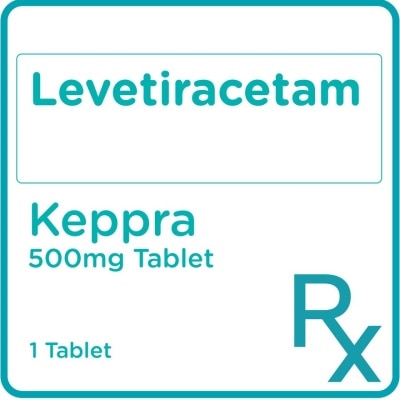 KEPPRA Levetiracetam 500mg 1 Tablet [PRESCRIPTION REQUIRED]