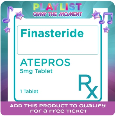 ATEPROS Finasteride 5mg 1 Tablet [PRESCRIPTION REQUIRED]