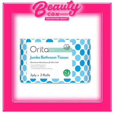 ORITA 2-ply 2 Rolls Jumbo Bathroom Tissue