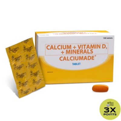 CALCIUMADE CALCIUMADE Calcium + Vitamin D + Minerals 1 Tablet