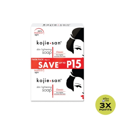 KOJIE SAN Skin Lightening Classic Soap 65Gx2 (Twin Pack)