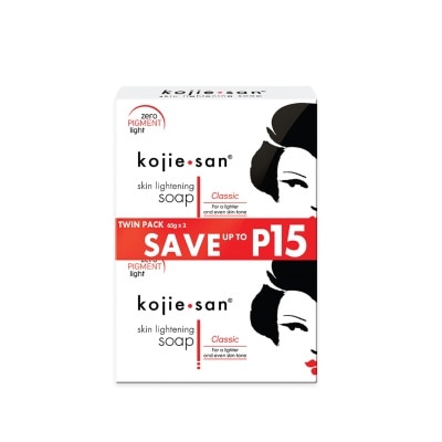 KOJIE SAN Skin Lightening Classic Soap 65Gx2 (Twin Pack)