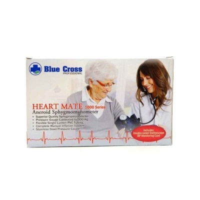 BLUE CROSS Heartmate Aneroid Sphygmomanometer