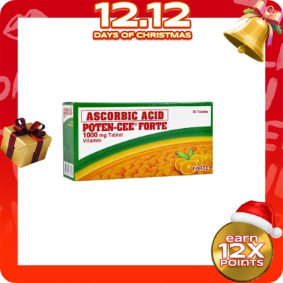 POTENCEE Ascorbic Acid 1000mg Forte Tablet 30 Tablets