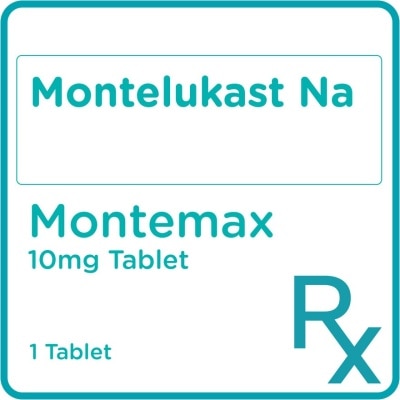 MONTEMAX Montelukast Sodium 10mg 1 Tablet [PRESCRIPTION REQUIRED]