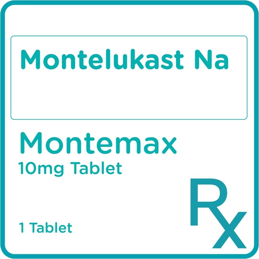 Montelukast Sodium 10mg 1 Tablet [PRESCRIPTION REQUIRED]