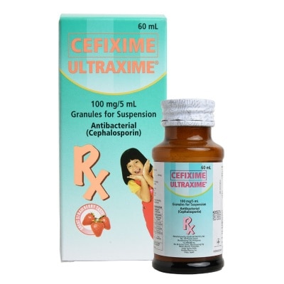 ULTRAXIME Cefixime 100mg/5mL Suspension 60mL [PRESCRIPTION REQUIRED]