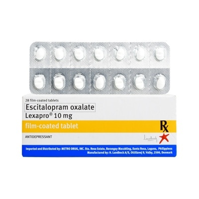 LEXAPRO Escitalopram Oxalate 10Mg 1 Film-Coated Tablet [PRESCRIPTION REQUIRED]