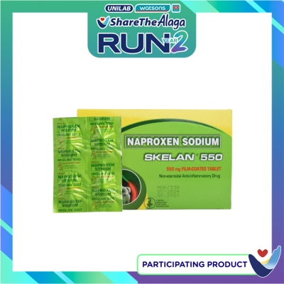 SKELAN Naproxen Sodium 550mg 1 Tablet [PRESCRIPTION REQUIRED] image