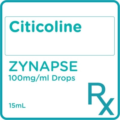 ZYNAPSE, Citicoline 100mg/mL Oral Drops 15mL [PRESCRIPTION REQUIRED ...