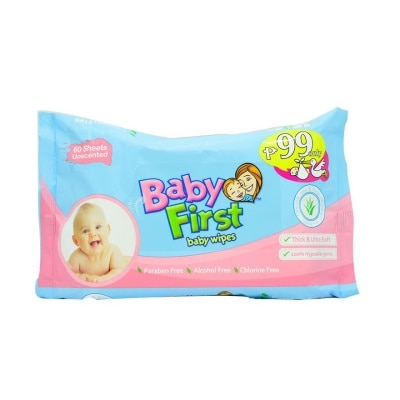 BABY FIRST Wipes 60s 2pack