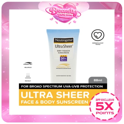 NEUTROGENA - Ultra Sheer Dry-Touch Sunscreen SPF 50 - 88 ML