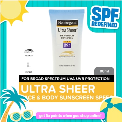 NEUTROGENA - Ultra Sheer Dry-Touch Sunscreen SPF 50 - 88 ML