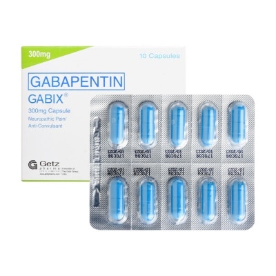 GABIX Gabapentin 300mg 1 Capsule [PRESCRIPTION REQUIRED]