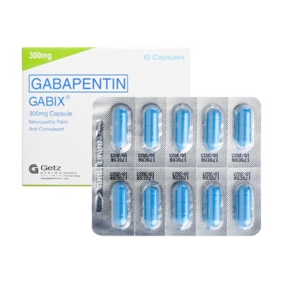 GABIX GABIX Gabapentin 300mg Sold Per Piece [PRESCRIPTION REQUIRED]