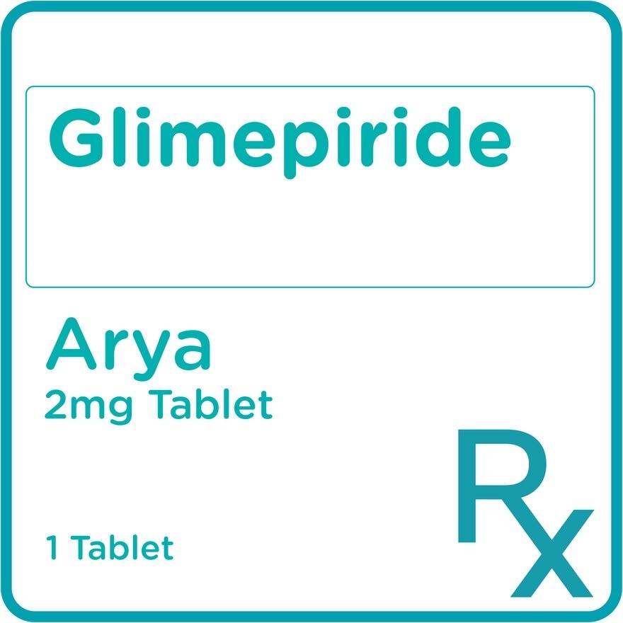 Glimepiride 2mg 1 Tablet [PRESCRIPTION REQUIRED]