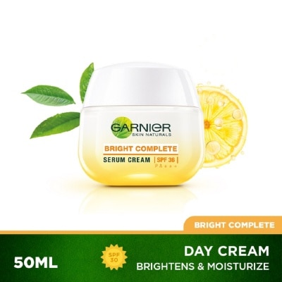 GARNIER Bright Complete SPF36 Muti-Action Whitening Serum Cream 50mL