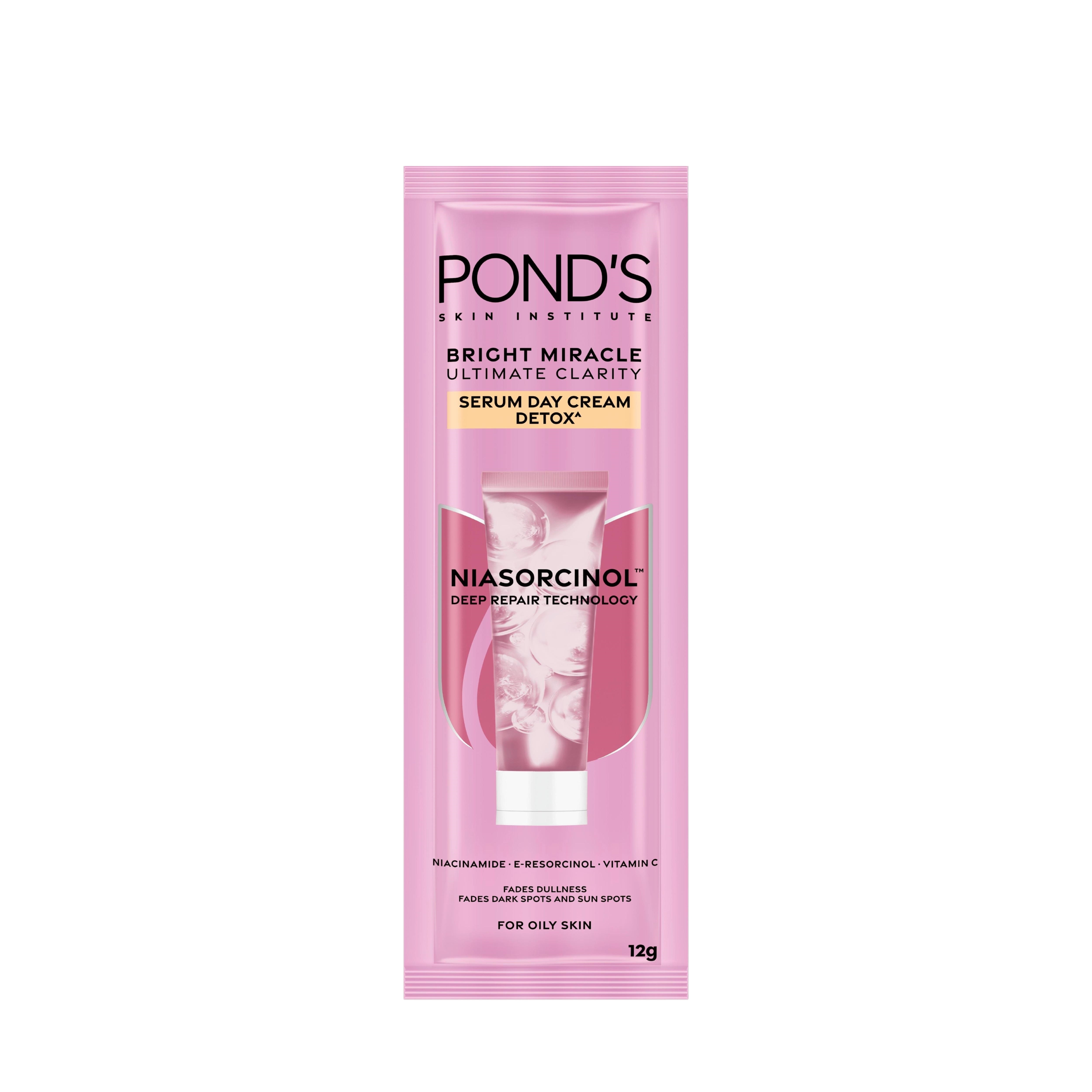 PONDS Bright Miracle Day Cream Detox 12g