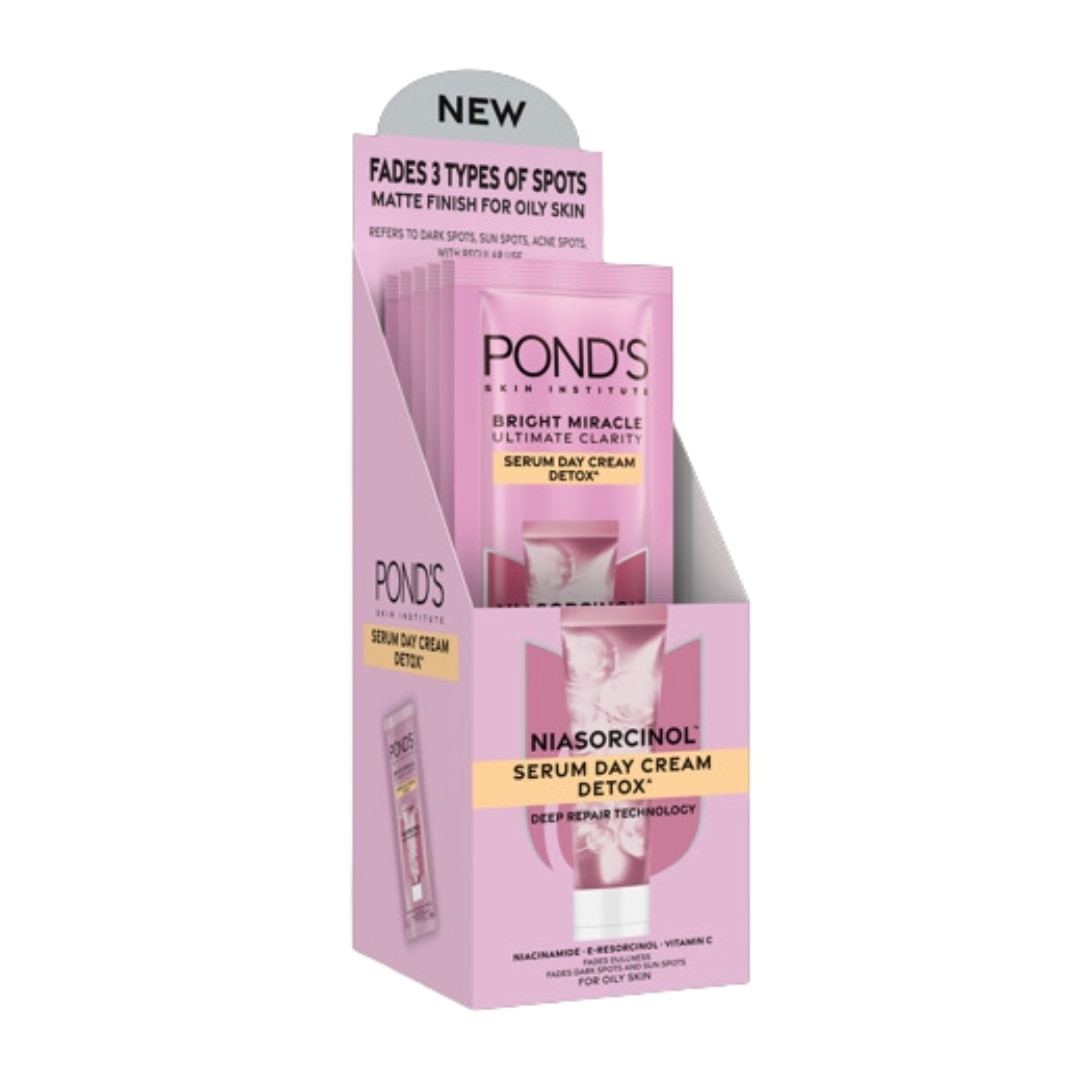 PONDS Bright Miracle Day Cream Detox 12g