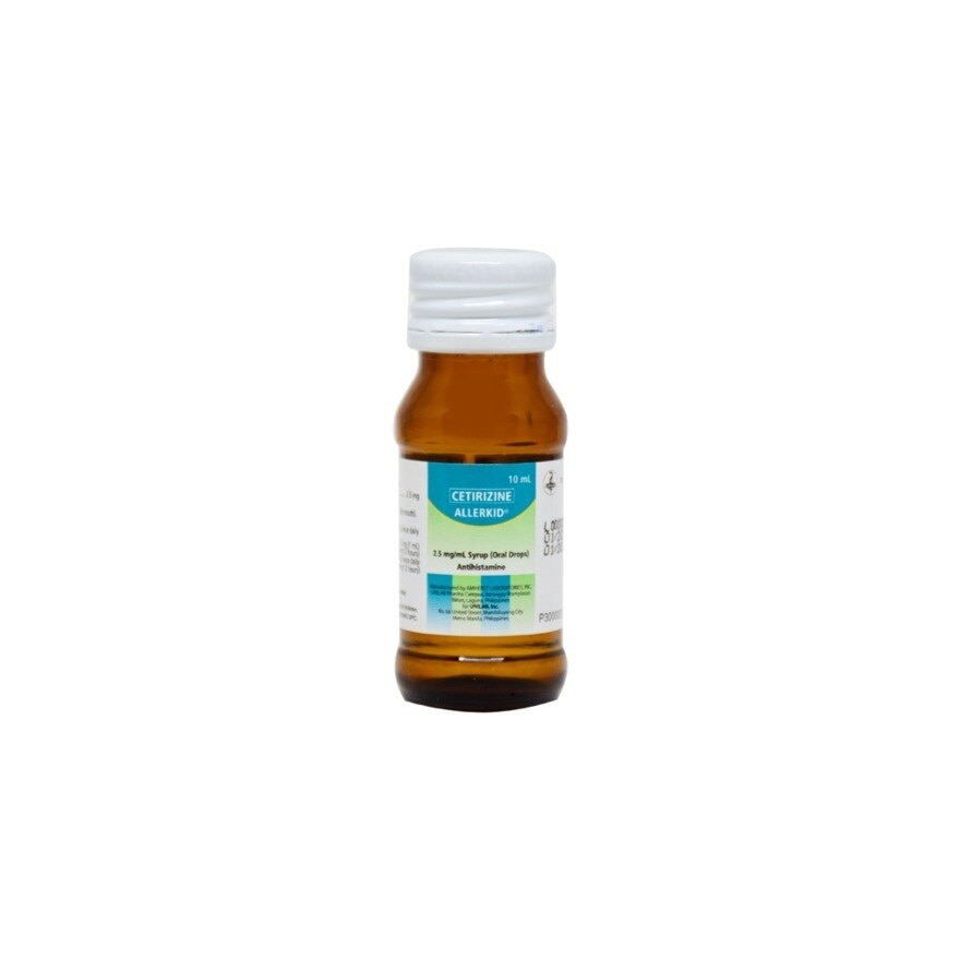 Cetirizine 2.5 mg/mL Oral Drops 2.5 mL Bottle