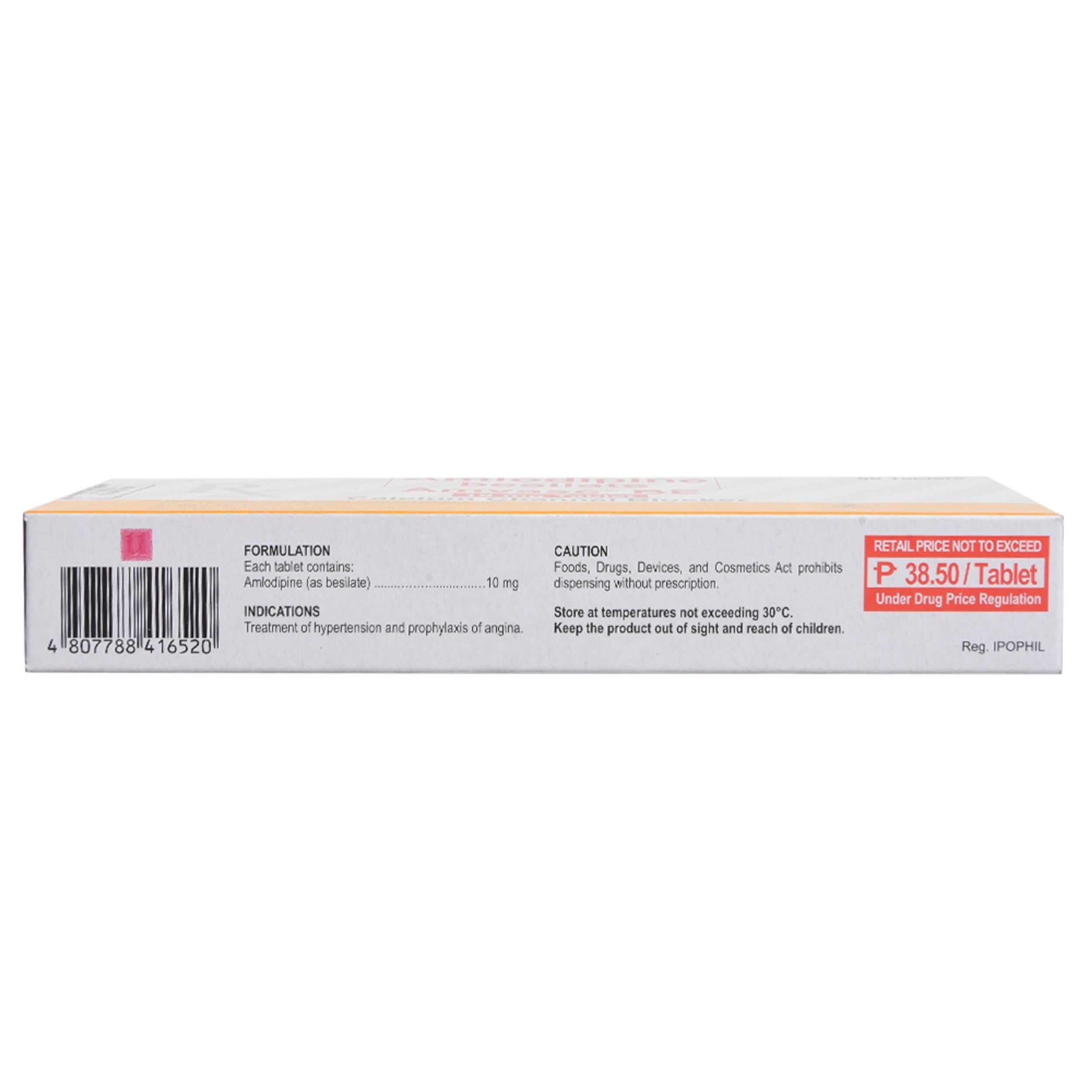 Amvasc BE Amlodipine besilate 10mg 1 Tablet [Prescription Required]