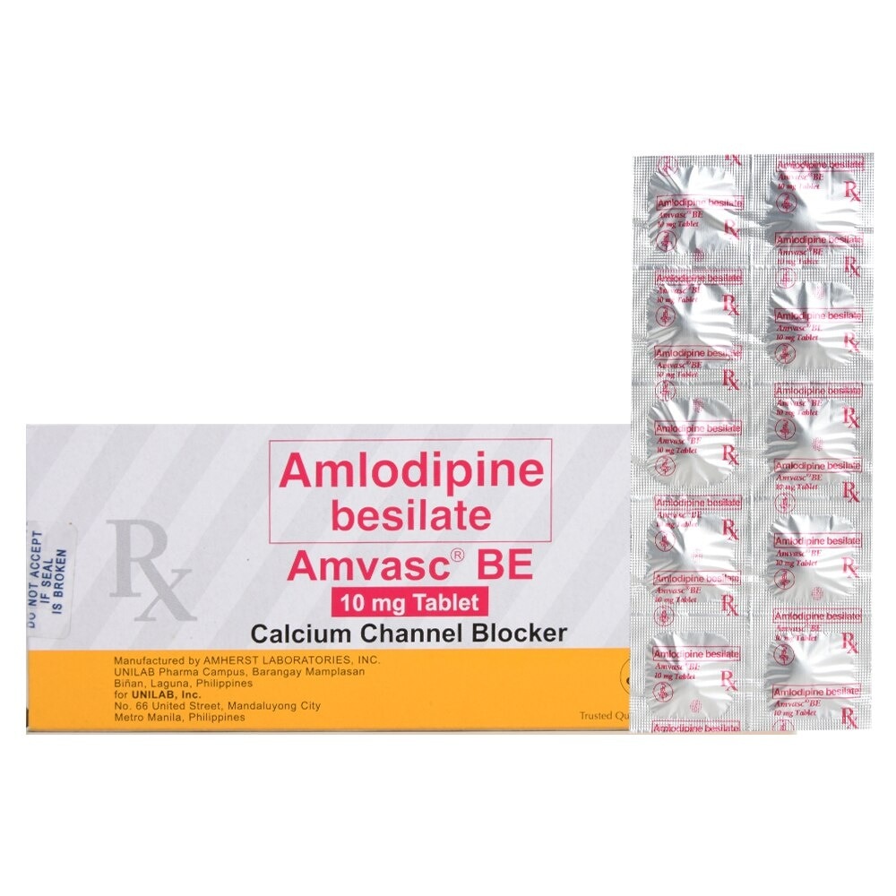 Amvasc BE Amlodipine besilate 10mg 1 Tablet [Prescription Required]