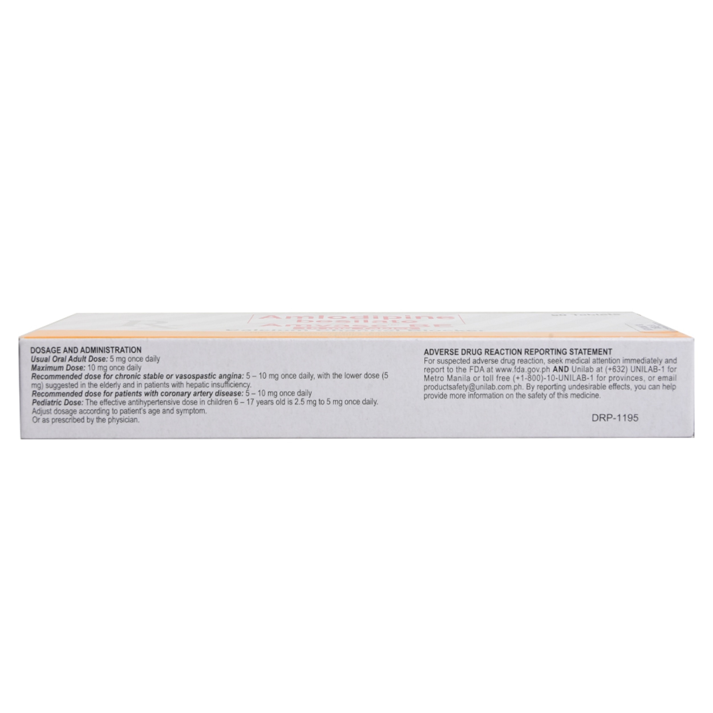 Amvasc BE Amlodipine besilate 10mg 1 Tablet [Prescription Required]