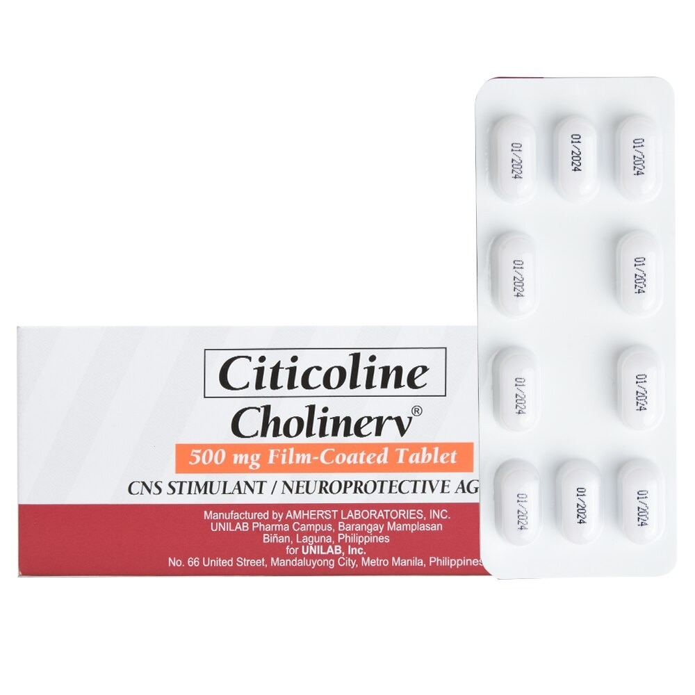 Citicoline sodium 500 mg 1 Tablet [PRESCRIPTION REQUIRED]