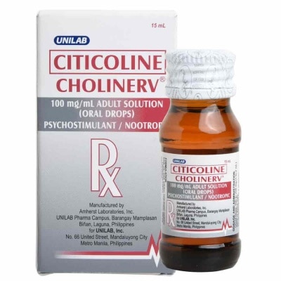 CHOLINERV Citicoline sodium 100 mg/mL Oral Drops 15 mL [PRESCRIPTION REQUIRED]