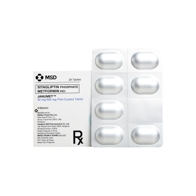 JANUMET Janumet Sitagliptin 50mg 1 Tablet [Prescription Required]