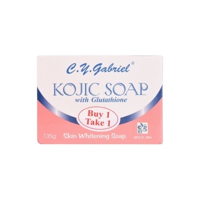 CY GABRIEL Kojic Soap with Glutathione 135g Buy 1 Take 1 Bundled Pack