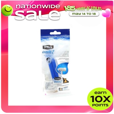 SCHICK - Exacta2 Blue 2s Razor