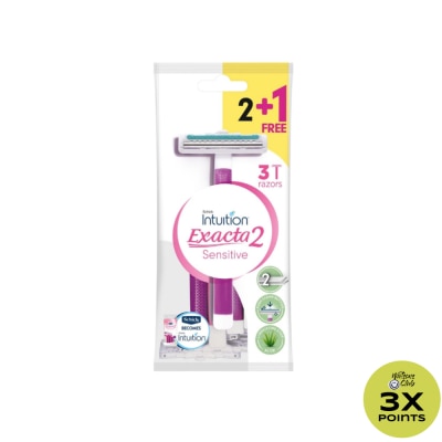 SCHICK Intuition Exacta2 Sensitive 2+1 Razors