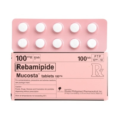 MUCOSTA MUCOSTA Rebamipide 100mg Sold Per Piece [PRESCRIPTION REQUIRED]