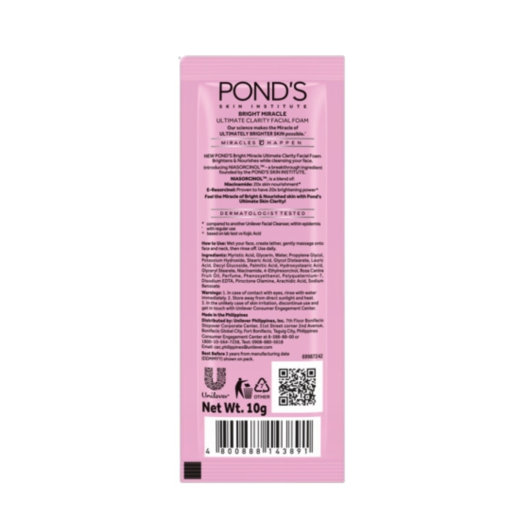 PONDS Bright Miracle Facial Wash 10g