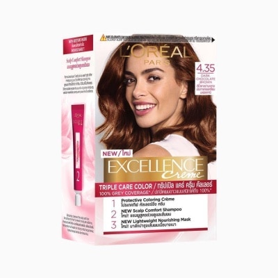 LOREAL Excellence Creme - 4.35 Dark Chocolate Brown