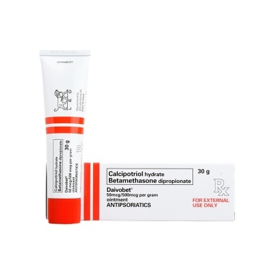 DAIVOBET Calcipotriol hydrate Betamethasone diproprionate 50 mcg/500 mcg Topical Ointment 30g [PRESCRIPTION REQUIRED]