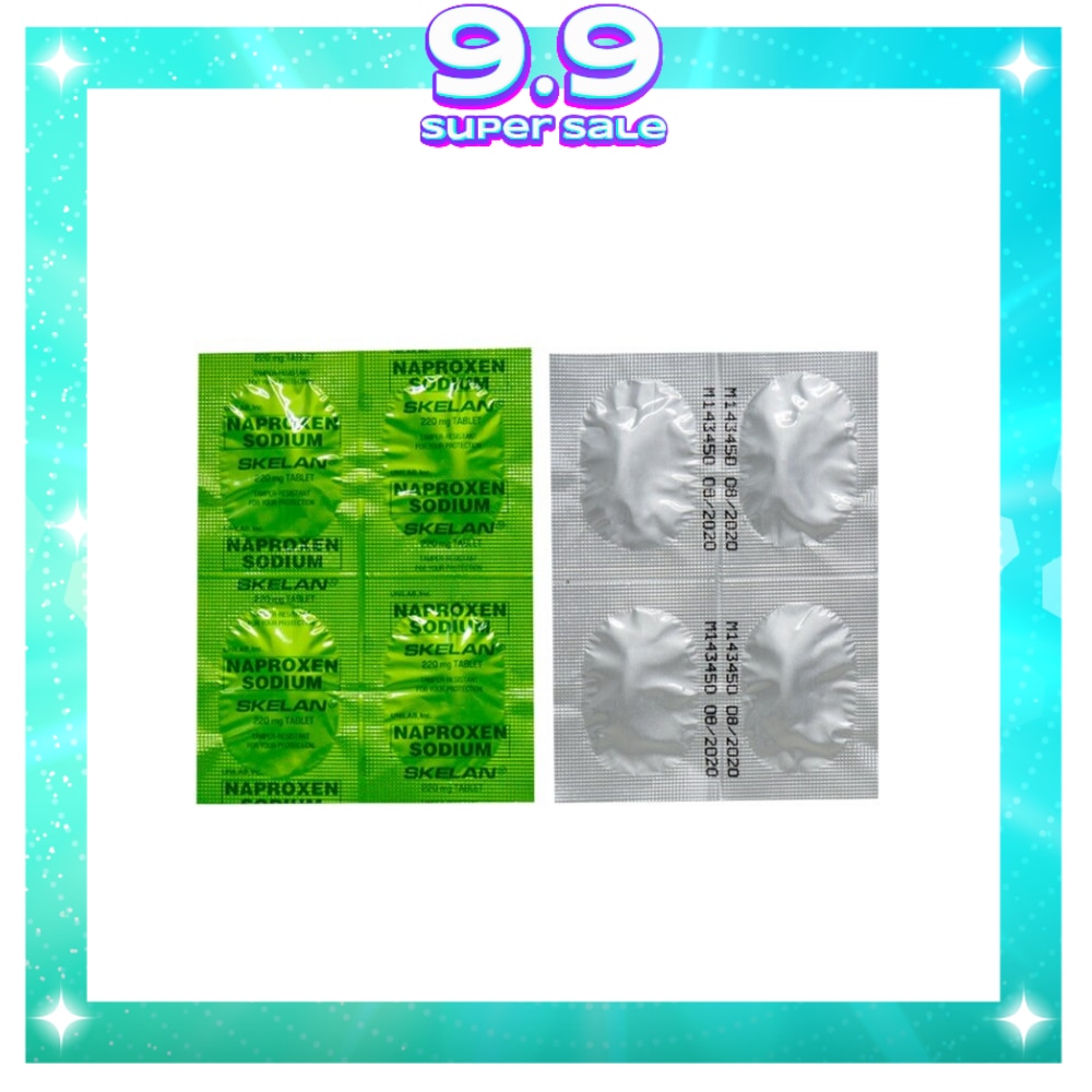 SKELAN Naproxen Sodium 220mg Sold Per Piece