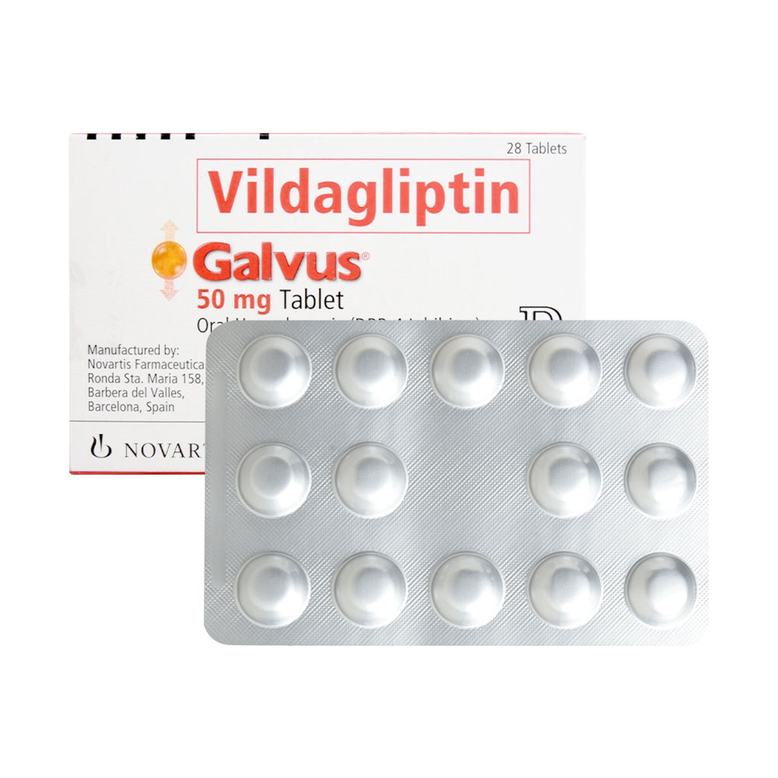 Vildagliptin 50mg 1 Tablet [PRESCRIPTION REQUIRED]