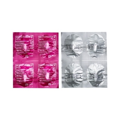 IBERET IBERETÂ Active Multivitamins + IronÂ 1 Tablet